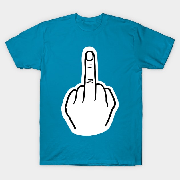 Middle finger T-Shirt by helengarvey